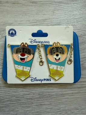 Disneyland Paris Chip & Dale Music Festival Flag Pins